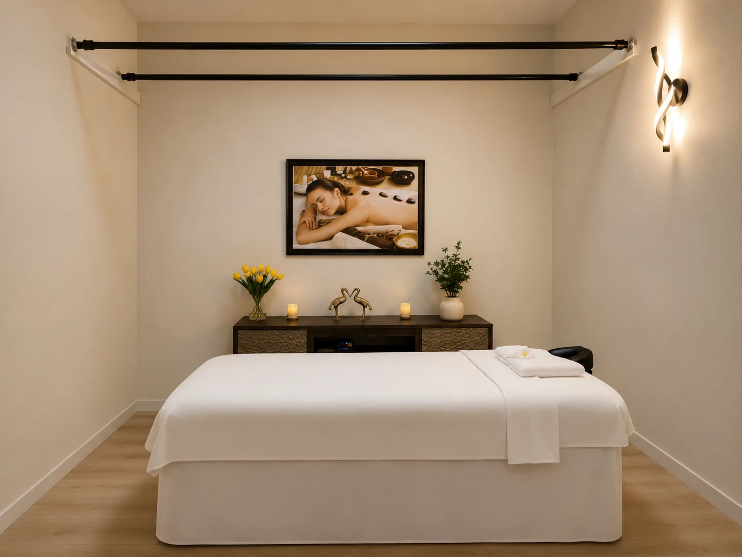A treatment room at Elation
